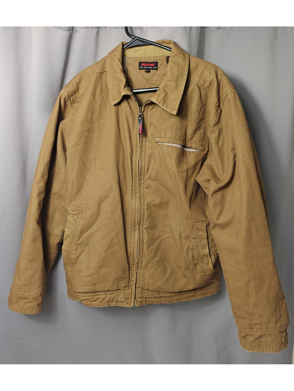 Wolverine Men’s Size M Brown Heavy Duty Canvas Work Jacket
